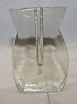 Mid century Modern Pukeberg Walther Glas Design Flower Bud Vase Art Glas... - $57.89