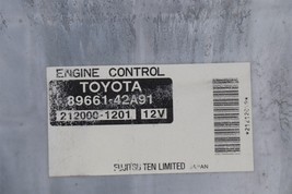 Toyota RAV4 Rav-4 Rav 4 ECM ECU Engine Control Module 89661-42A91 image 2