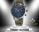 Tommy Hilfiger Men’s Quartz Stainless Steel Blue Dial 44mm Watch 1791456 - £95.79 GBP