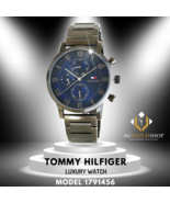 Tommy Hilfiger Men’s Quartz Stainless Steel Blue Dial 44mm Watch 1791456 - £96.93 GBP
