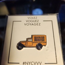 Rare Louis Vuitton Volez Voguez Voyagez Exhibition Limited Edition Truck Pin - £77.84 GBP