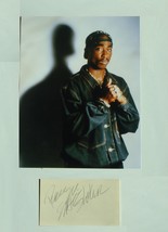 Tupac Shakur Signed Autographed Card &amp; Photo - Gangsta Rap - Rare w/COA - £2,957.61 GBP