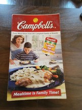 Campbells Mealtime is Family Time Cookbook Easy Meal Ideas labels for education - £4.72 GBP