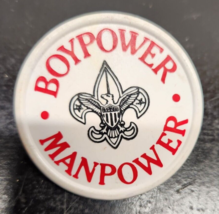 Boy Scouts of America Boypower Manpower Neckerchief Slide - BSA - £7.29 GBP