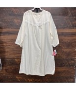 Carol Healthcare Gown Women Med  Open Back Polyester White Lace Trim Pal... - $513.20 MXN