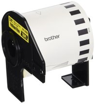 Brother DK2606 Continuous Film Label Tape, 2-3/7&quot; x 50 ft Roll, Yellow - $114.99