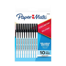 Papermate Kilometrico Medium Ballpoint Pen 10pcs (Black) - £25.35 GBP