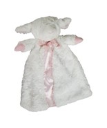  Baby Gund Winky Lamb 4034130 White w Pink Huggybuddy Security Blanket L... - £15.24 GBP