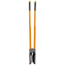 47 In. L Wood Handle Carbon Steel Post Hole Digger with Grip - £48.30 GBP