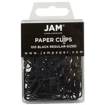 JAM PAPER Standard 1 Paper Clips, Black,Various Options - £8.84 GBP+