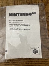 Nintendo 64 User Manual - £7.80 GBP