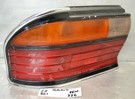 1989-1990 Mitsubishi Galant 2000 GTX Left Driver Oem tail light 26 5C1 - $32.36