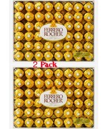 2x Ferrero Rocher Fine Hazelnut Chocolates - 96 Count. - £27.90 GBP