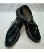 Bates Mens Size 9.5 E Wide Shoes Glossy Patent Leather Uniform Military ... - £21.37 GBP