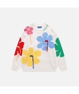 Flower Tassel Knitted Oversized Sweater - $39.99