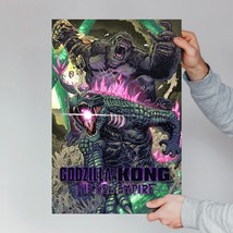 Godzilla X Kong: The New Empire Movie Poster - Promo Version - Wall Art Decor - $10.88+