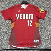 Venom #12 Jersey Shirt Men Medium Red Russell Athletic Short Sleeve New M - €16,21 EUR