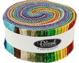 Jelly Roll - Verona Blank Quilting Co 2.5&quot; Strips Cotton Fabric Roll-Ups... - £44.07 GBP