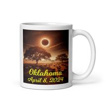 Oklahoma Total Solar Eclipse Mug April 8 2024 Funny Humor About Sparse Ruralness - £13.62 GBP+