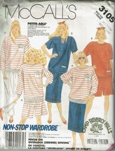McCalls Sewing Pattern 3105 Top Skirt Shorts Knits Misses Size Medium - £5.50 GBP