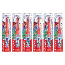 6-Pack New Colgate Kids Battery Powered Toothbrush, PJ Masks Extra Soft Bristles - $33.21