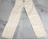 Vintage Get Usato Jeans Uomo 32x31 White Denim Y2K Gamba Dritta Slim Fit... - £33.06 GBP