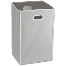 Simplehouseware Foldable Closet Laundry Hamper Basket, Grey - £31.96 GBP