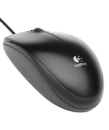 Logitech B100 Wired USB Optical Mouse 3 Button Scroll Wheel Black for PC... - $12.24 CAD
