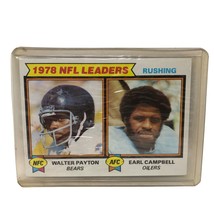 1979 Topps Football #3 Rushing Leaders Walter Payton Earl Campbell - $23.75