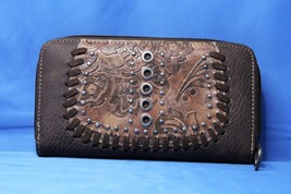Western Style Brown Wallet American Bling New With Tag - £13.14 GBP