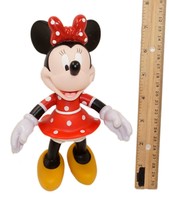 Minnie Mouse 7&quot; posable toy figure - Disney plastic figurine - £4.74 GBP