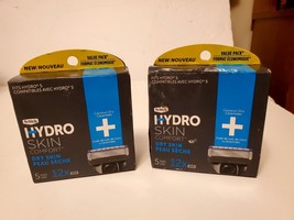 Schick Hydro SKIN Comfort Dry Skin Razor Refills 2 Packs of 12=24 Cartridges NEW - £31.92 GBP