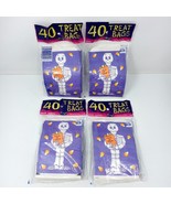 Vintage 1995 Fun World Halloween Skeleton Trick Treat Candy Bags (160 To... - £15.38 GBP