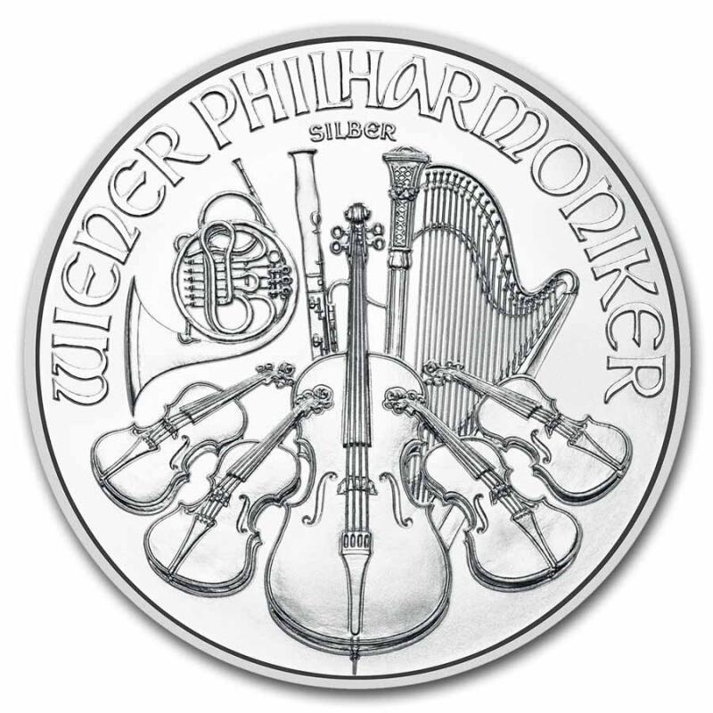 2023 1 oz Austria Silver Philharmonic (BU) - $44.97