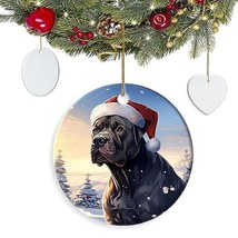 NETHOUSE Cane Corso Ornament for Christmas Tree 2023, Cane Corso Christm... - £10.10 GBP