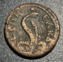 134-135 AD (RY 19) Roman Provincial Egypt Hadrian AE Diobol Uraeus Snake Coin - £700.64 GBP
