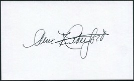 ANN RUTHERFORD SIGNED 3X5 INDEX CARD GONE WITH THE WIND ANDY HARDY WALTE... - $39.19