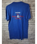 Vintage Crutchfield L Fruit of the Loom NWOT USA 100% Cotton S/S Blue Shirt - $34.99