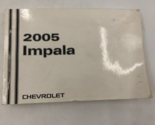 2005 Chevrolet Impala Owners Manual Handbook OEM M04B24025 - $35.99