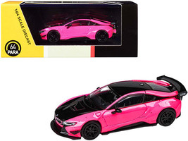 BMW I8 Liberty Walk Hot Pink Black Paragon Diecast 1 64 Car - $19.39