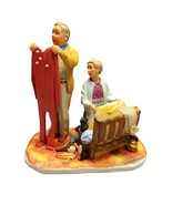 Vintage 1957 Norman Rockwell Chilly Reception Multicolor Porcelain Figurine - $53.34 CAD