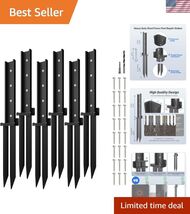 Thickened Fence Post Repair Anchor Kit, Heavy Duty Steel Fence Post Repa... - $158.52