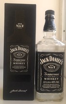 Jack Daniel’s Tennessee Whiskey Empty Bottle 1L and Box. Old No.7 - £11.78 GBP