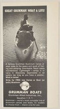 1966 Print Ad Grumman Boats Aluminum Canoes Made in Marathon,New York - £8.56 GBP