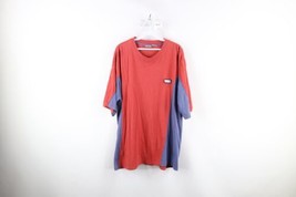 Vintage 90s Streetwear Mens Large Faded Baggy Fit Color Block Sailing T-Shirt - £31.03 GBP
