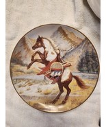 PERILLO “Sun Dancer” Horse Collector Plate Comanche War Pony G2849 - $278.27 MXN