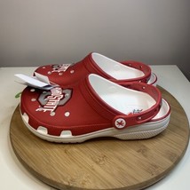 Crocs Ohio State Buckeyes Classic Clogs Womens Size 9 Sandals Red White ... - £30.95 GBP