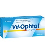 VIT Ophtal with 10 mg Lutein Tablets 30 pcs - $129.02 CAD