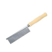 The Fur-Friendly Pet Grooming Wonder: The Purrfectly Smooth Wooden Handle Open-K - £7.95 GBP
