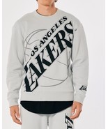 Hollister Men’s XS LA Lakers Sweatshirt Gray $49.95 - $482.33 MXN